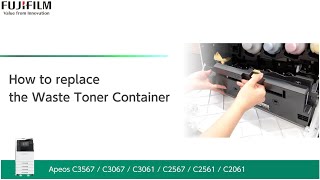 How to replace the Waste Toner Container [upl. by Marjorie]