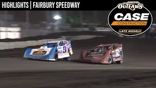 World of Outlaws CASE Construction Late Models  Fairbury Speedway  July 27 2024  HIGHLIGHTS [upl. by Sabella239]