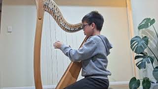 NZ 2024 Harp Performance Competition  Elementary  Leonard  WINNER [upl. by Acira]