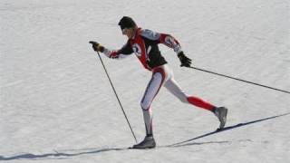 Cross or X Country Skiing Basics of Diagonal Stride [upl. by Urquhart521]