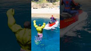 SPIDERMAN SAVES HULK BUT HULK CHEATES SPIDEY GTA 5 😱 shorts gta5 spidermangtav [upl. by Ecirtemed]