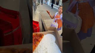 Cold leftover babygirl bebe cute food foodie shorts subscribe viralshorts pizza [upl. by Seldan904]