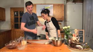 SchokoRoulade Staffel1Folge10  Vegan backen mit Jasmin [upl. by Annod]