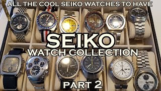 SEIKO Watch Collection  Part Two 2 [upl. by Aihsyla]