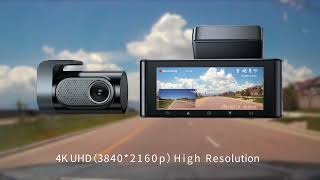 Upgraded AZDOME M550 Pro2CH 4K Dual Dash Cam 5GHz WiFi GPS [upl. by Kendricks326]