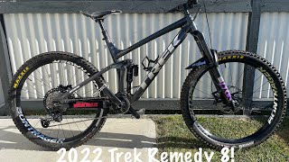 2022 TREK REMEDY 8  BIKE CHECK [upl. by Bashemeth]