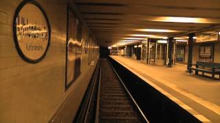 UBahn Berlin  U1 U12 Führerstandsmitfahrt  Cab Ride Wittenbergplatz  Uhlandstraße und zurück [upl. by Hluchy322]