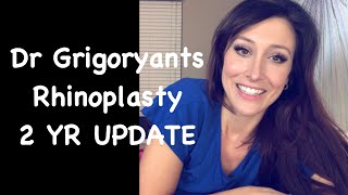 Rhinoplasty with Dr Grigoryants  2 year update [upl. by Su734]