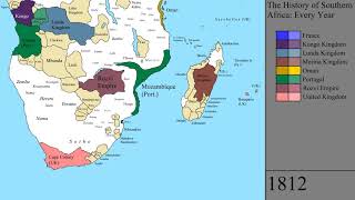 The History of Southern Africa Every Year [upl. by Anhsirk]