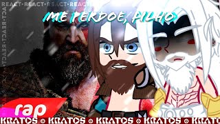 GC Deuses GOW reagindo Rap do Kratos God of War  EU SOU UM DEUS  NERD HITS [upl. by Olympias]