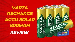 Varta Recharge Accu Solar 800mAh Review  Designed for High Frequency Charging [upl. by Namwen]