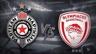 Evroliga  analiza utakmice 12 kola Partizan  Olympiacos 7870 [upl. by Leehar]