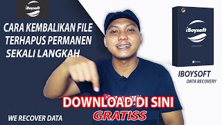 Cara Mengembalikan File Terhapus  Corrupt  Terformat di Flashdisk Harddisk Memory Card iboysoft [upl. by Yklam422]