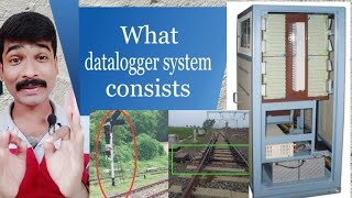 what datalogger system consists in hindi  indian railways datalogger consists of what datalogger [upl. by Trini289]