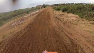 GoPro race 3 C1 white rose mxc Doncaster moto parc motocross pt1 [upl. by Ylrebmek]