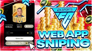 EAFC 24 HOW TO SNIPE FAST ON THE WEB APP EAFC HOW TO SNIPE [upl. by Isleen]