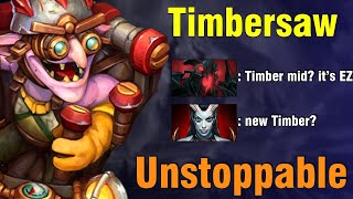 Timbersaw Mid Lane – Unstoppable and Untouchable [upl. by Pius]