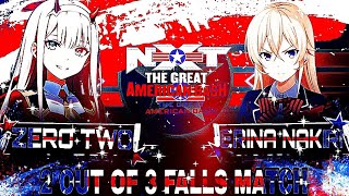 Erina Nakiri vs Zero Two2 out of 3 Falls MatchWwe 2k23 [upl. by Pape]