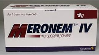 ميرونيم أمبولات مضاد حيوي واسع المجال Meronem Ampoules Broad spectrum antibiotic [upl. by Eldwen]