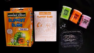 Horrible Science  Slippery Slime Kit Review [upl. by Neirbo]