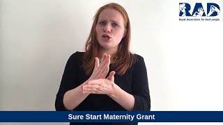 Sure Start Maternity Grant [upl. by Whitver]