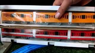 TOMY Plarail Tokyo Metro Ginza amp Marunouchi classic unboxing review and first run [upl. by Trebreh55]