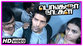 Bangalore Naatkal Movie Scenes  Arya and Bobby Simha visit Sri Divya  Rana Daggubati [upl. by Rouvin]