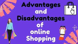 english  online shopping advantage and disadvantage simple easy with hindi point rohit [upl. by Starla]