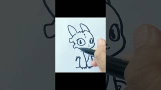 How to draw TOOTHLESS [upl. by Deck]