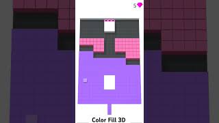 Color Fill 3D Level 6 colorfill3d colorfill puzzle gameplaywalkthrough viralshort short video [upl. by Rolyat]