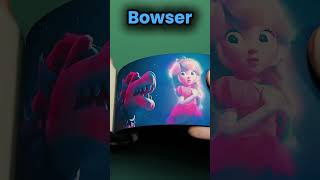 Bowser singing peaches flipbook version supermario mario voice shortvideo labubu [upl. by Nattie]