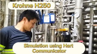 Krohne H250  Analog Flow Meter  Simulation  Calibration  Verification  Tagalog Tutorial [upl. by Calderon]