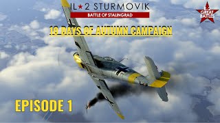 IL2 Sturmovik 10 Days of Autumn Campaign  Episode 1 [upl. by Ardyaf]