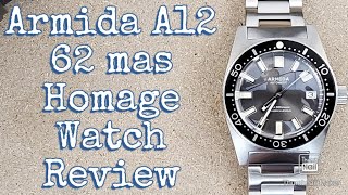 Armida A12 62 mas Homage Watch Review [upl. by Borras]