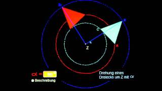 Drehung eines Dreiecks vereinfacht [upl. by Ardnayek]