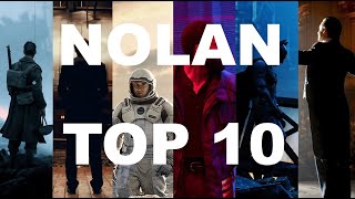 Christopher Nolans Top Ten Films Ranked [upl. by Patti]