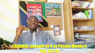 TAFAKARI Jumapili ya V ya Pasaka Mwaka A [upl. by Ieluuk]