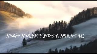 Heavenly real worship songsEthiopia እንዴት እንዲያድን ያውቃል እግዚአብሄር Workneh Alaro [upl. by Enneillij]