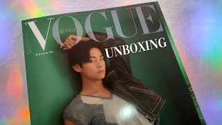 UNBOXING REVISTA VOGUE PORTADA V de BTS VERSION B  Cokodive unboxing [upl. by Delanie380]