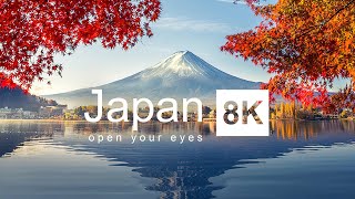 Japan in 8K ULTRA HD  Land of The Rising Sun 60 FPS [upl. by Dasya]