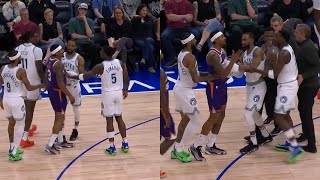 Things get chippy between Bradley Beal and Anthony Edwards [upl. by Abil760]