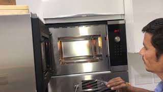 Bosch Builtin Microwave oven Demo [upl. by Towne]