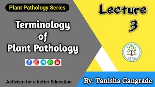 Terminology of Plant Pathology  Plant Pathology Terminologies  by Tanisha Gangrade [upl. by Valleau]