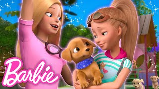 PUPPY ADVENTURES with Barbie amp Stacie  Barbie  Kids Compilation [upl. by Nessi]