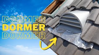 How to Install a Dormer Vent for S Shaped Tiles [upl. by Rosenfeld]