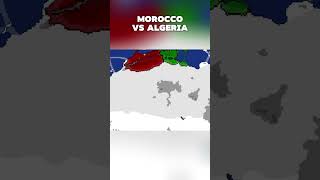 Morocco vs Algeria countryballs mapping battleroyale algeria morocco [upl. by Annailuj]