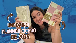 UNBOXING Recebendo Planners da Cícero 2025 [upl. by Etnom]