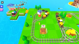 Rail Lands Train Ride Stock amp Sell Materials  Train Game  Android Gameplay 002 [upl. by Judsen]