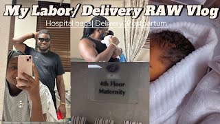 MY LABOR DELIVERY VLOG🤰🏽 HOSPITAL BAGS DELIVERY POST PARTUM NONHLE MAKHUBELE 🇿🇦 [upl. by Kcaj]