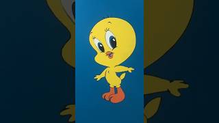 quotDIY Cute Tweety amp Duckling Wall Art  Easy Cartoon Bird Painting Tutorial for Kids Roomsquot [upl. by Coh]